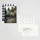 "Brushy Script" - Holiday Cards in Snow by Erin German - Assembled