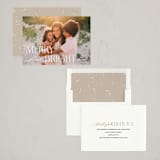 "And Bright" - Holiday Cards in Snow by Pixel and Hank - Assembled