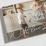 "All our love" - Holiday Cards in Snow by Robin Ott - Detail