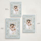 "Ribbon of Grace" - Holiday Cards in Blue Spruce by Ana de Sousa - Formats Available