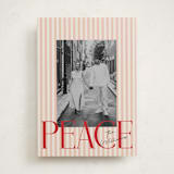 "pace" - Holiday Cards in Blush by Vera Lim - Front