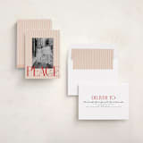"pace" - Holiday Cards in Blush by Vera Lim - Assembled