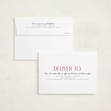 "pace" - Holiday Cards in Blush by Vera Lim - FREE Recipient Addressing