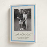 "Bari" - Holiday Cards in Pond by Megan Davis - Folded Card