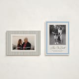 "Bari" - Holiday Cards in Pond by Megan Davis - Photo Orientation Options