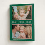 "Peaceful Pair" - Holiday Cards in Pine by Lindsay Megahed - Folded Card
