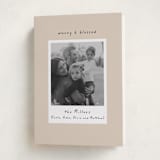 "Blessed Frame" - Holiday Cards in Butter Cream by Mansi Verma - Folded Card