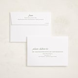 "Scripted Greeting" - Holiday Cards in Snow by Devika Keskar - FREE Recipient Addressing