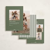 "Pinion" - Holiday Cards in Cedar by Wildfield Paper Co - Back of Card Options