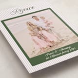 "Blessed Peace" - Holiday Cards in Petal by Lottie Aldarwish - Detail