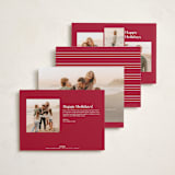 "simple joy" - Holiday Cards in Berry by Stacey Meacham - Back of Card Options