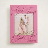 "Praline" - Holiday Cards in Gumdrop by Megan Davis - Front