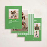 "Bright handwriting" - Holiday Cards in Fern by Cass Loh - Back of Card Options