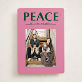 "Big Peace" - Holiday Cards in Candy by Baumbirdy - Front