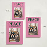"Big Peace" - Holiday Cards in Candy by Baumbirdy - Formats Available