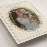 "Classic Oval Frame" - Holiday Cards in Champagne by Studio Suku - Detail