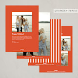 "snowy dots" - Holiday Cards in Santa by Sumak Studio - Back of Card Options
