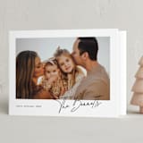 "Moment in Time" - Holiday Cards in Coal by That Girl Press - Folded Card