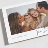 "Moment in Time" - Holiday Cards in Coal by That Girl Press - Detail