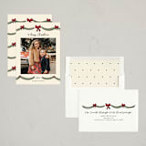 "Merry Mantle" - Holiday Cards in Berry by Ashley Iwafuchi - Assembled