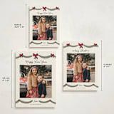 "Merry Mantle" - Holiday Cards in Berry by Ashley Iwafuchi - Formats Available