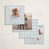 "Festive gingham plaid" - Holiday Cards in Aspen by Alston Foster - Back of Card Options