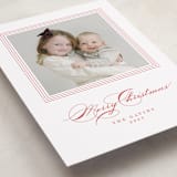 "Gavin" - Holiday Cards in Poinsettia by Kate Ahn - Detail
