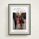 "Merry Striped Frame" - Holiday Cards in Holly Jolly by Alston Foster - Front