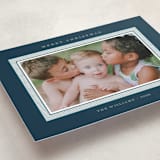 "Favorite Frame" - Holiday Cards in Blue Spruce by Alston Foster - Detail