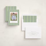 "Christmas stripe" - Holiday Cards in Sage by Sara Hicks Malone - Assembled