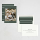 "Simple Greeting" - Holiday Cards in Fir by Ashley Iwafuchi - Assembled