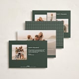 "Pure joy" - Holiday Cards in Pine by Michelle Taylor - Back of Card Options