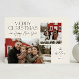 "Aesthetic" - Holiday Cards in Eggnog by Nicole Barreto - Front