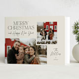 "Aesthetic" - Holiday Cards in Eggnog by Nicole Barreto - Folded Card