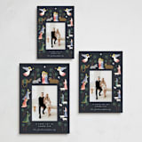 "O Come Let Us Adore Him" - Holiday Cards in Midnight by Jamie Alexander - Formats Available