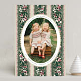 "Holiday Garland Ribbon" - Holiday Cards in Gumdrop by Jackie Crawford - Front
