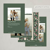 "Holiday Garland Ribbon" - Holiday Cards in Gumdrop by Jackie Crawford - Back of Card Options