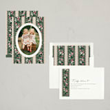"Holiday Garland Ribbon" - Holiday Cards in Gumdrop by Jackie Crawford - Assembled