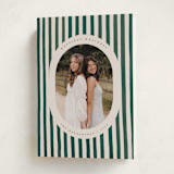 "Vintage Stripes" - Holiday Cards in Pine Needle by Teju Reval - Folded Card