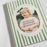 "Vintage Stripes" - Holiday Cards in Evergreen by Teju Reval - Detail
