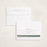 "Vintage Stripes" - Holiday Cards in Pine Needle by Teju Reval - FREE Recipient Addressing