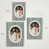 "Vintage Stripes" - Holiday Cards in Pine Needle by Teju Reval - Formats Available