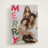 "Stacked" - Holiday Cards in Gumdrop by Olivia Williams - Front