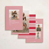 "Stacked" - Holiday Cards in Peppermint by Olivia Williams - Back of Card Options