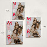 "Stacked" - Holiday Cards in Peppermint by Olivia Williams - Formats Available