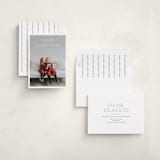"Red Letter Christmas" - Holiday Cards in Snow by Stephanie Hawkes - Assembled