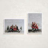 "Red Letter Christmas" - Holiday Cards in Snow by Stephanie Hawkes - Photo Orientation Options