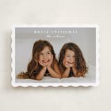 "Simplest border" - Holiday Cards in Snow by Stacey Meacham - Front