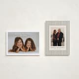 "Simplest border" - Holiday Cards in Snow by Stacey Meacham - Photo Orientation Options