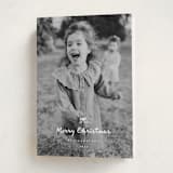 "Written Sentiment" - Holiday Cards in Snow by Ashley Iwafuchi - Folded Card